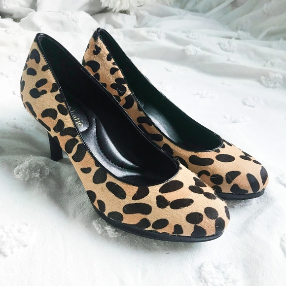 Kelly & Katie Shoes - Kelly & Katie Leopard Print Heels